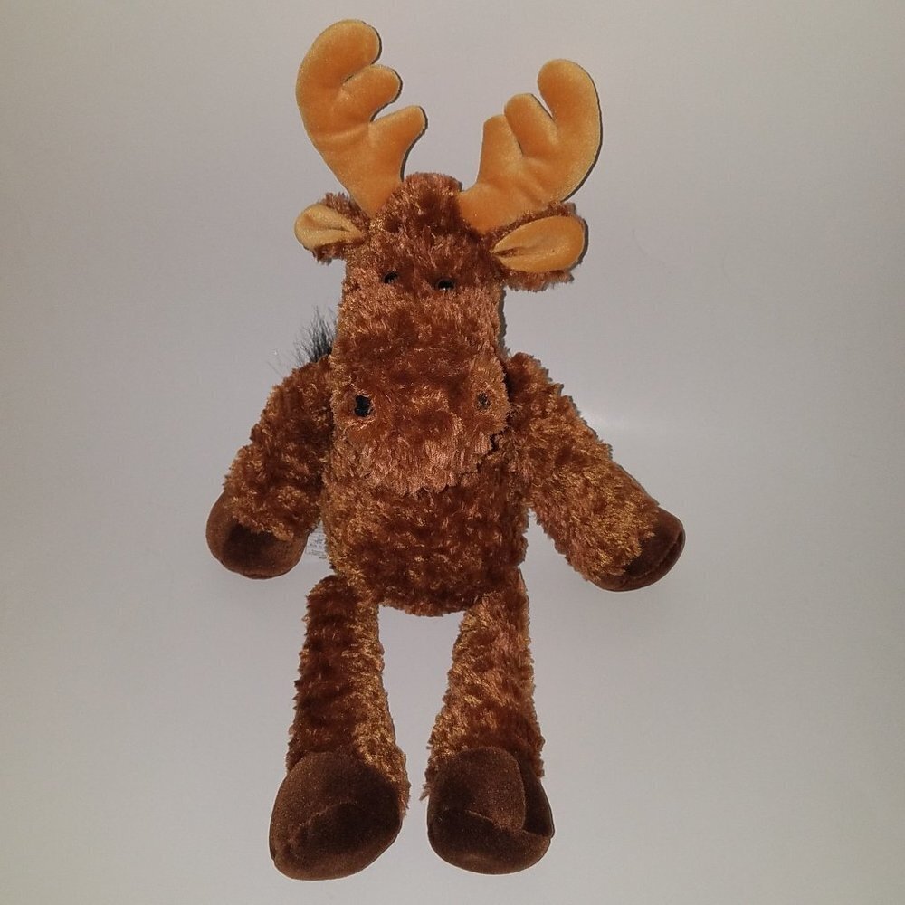 Cuddle Factory Brown Moose Plush 17" Stuffed Animal Toy Christmas Reindeer